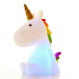 Rackhams Rechargeable Unicorn Night Light - thumbnail 1