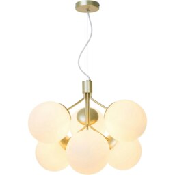 Rackhams Ivona 6-Spot - Ceiling pendant - Brass - Gold - Glass - 1