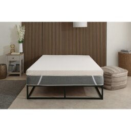 Rackhams Cool Quilted Memory Foam Mattress Topper - Pressure-Relieving Support - 5ft King Mattress (150cm x 200cm) - thumbnail 4