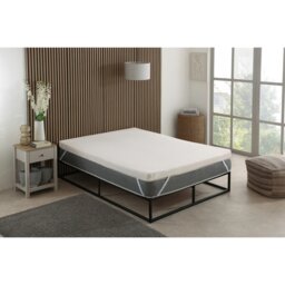 Rackhams Cool Quilted Memory Foam Mattress Topper - Pressure-Relieving Support - 5ft King Mattress (150cm x 200cm) - thumbnail 3