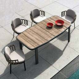 Rackhams Gloria Outdoor Sofa Set, Outdoor Furniture, Teak Wood - Armchair - thumbnail 3