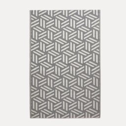 Rackhams Outdoor Rug Luxury Waterproof Reversible Recycled, For Garden, Luna Geometric - 120 x 180 cm - thumbnail 2