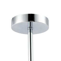 Rackhams Classic Polished Chrome Ceiling Light Fixture to Showcase Lamp Shades - thumbnail 2