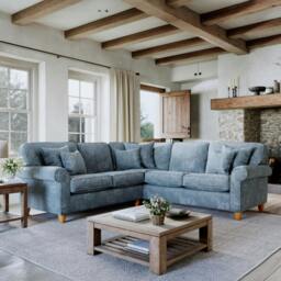 Rackhams Abingdon Large Corner Sofa - Beige - thumbnail 2