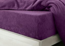 Rackhams Teddy Fleece Warm and Cosy Fitted Sheet - Red - Super King - thumbnail 6