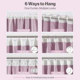 "Rackhams Pink Pom Pom Curtains for Nursery & Baby Girls Room 46""x72""  2 Panels" - thumbnail 5