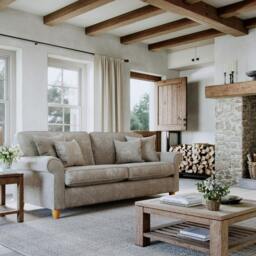 Rackhams Abingdon Large Sofa - Beige