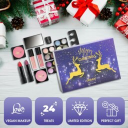Rackhams Vegan Makeup Advent Calendar - 24 Day Cosmetic Beauty Gift Set - thumbnail 5