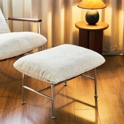 Rackhams Orozco Lounge Chair With Ottoman, Chenille - Others (Contact Us) - thumbnail 4