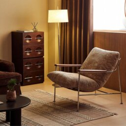 Rackhams Orozco Lounge Chair With Ottoman, Chenille - Others (Contact Us) - thumbnail 6