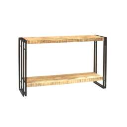 Rackhams Console Table Herica Industrial Vintage - Wood - 1 - 120CM X35 X 76CM  (LXDXH) - thumbnail 3