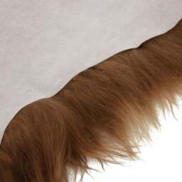 Rackhams Icelandic Sheepskin Chair Cover Brown 70x110 cm - thumbnail 5
