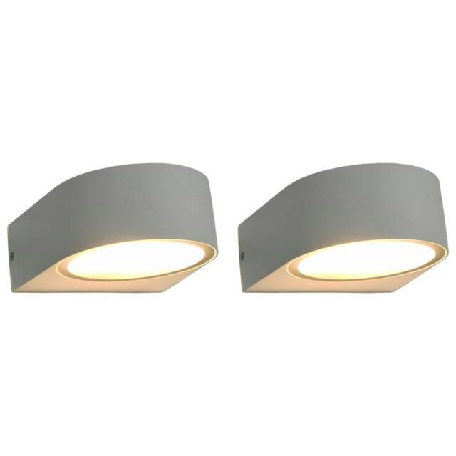 Rackhams Outdoor Wall Lights 2 pcs 11 W White Round