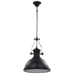 Rackhams Ceiling Lamp Black Round E27 - thumbnail 3
