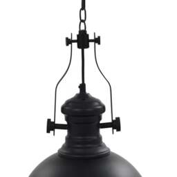 Rackhams Ceiling Lamp Black Round E27 - thumbnail 4