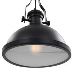 Rackhams Ceiling Lamp Black Round E27 - thumbnail 5