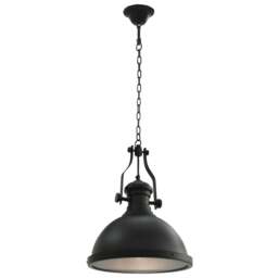 Rackhams Ceiling Lamp Black Round E27 - thumbnail 2