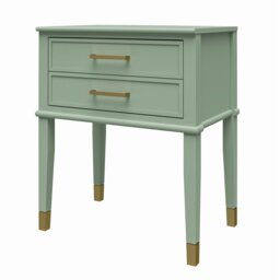 Rackhams Westerleigh End Table with Drawer in Green - Green - thumbnail 1
