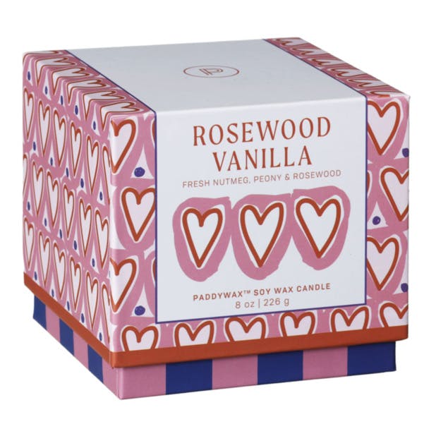 Rackhams Paddywax A Dopo Range Ceramic Candles - 8oz - Pink - Rosewood Vanilla - image 1