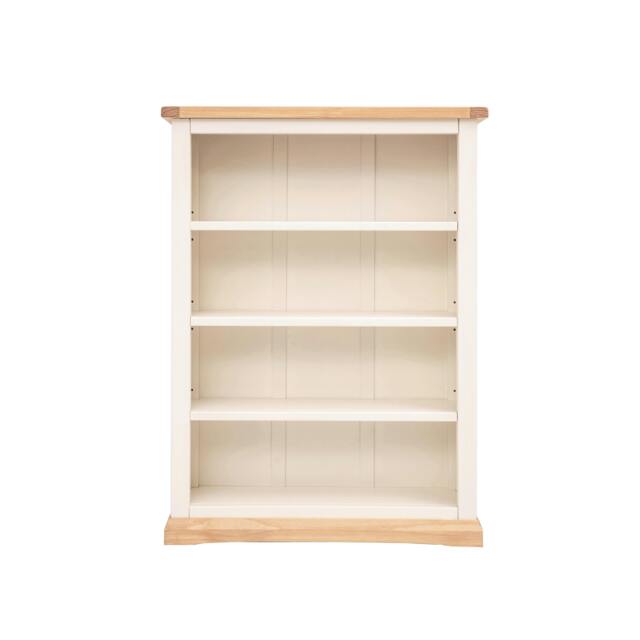 Rackhams Bookcase with plinth 120x90x25cm - Off White - image 1