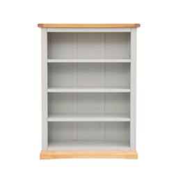 Rackhams Bookcase with plinth 120x90x25cm - Off White - thumbnail 2