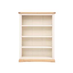 Rackhams Bookcase with plinth 120x90x25cm - Off White