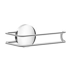 Rackhams Chromed Stainless Steel Toilet Roll Holder Self Adhesive Bathroom Wall Mounted
