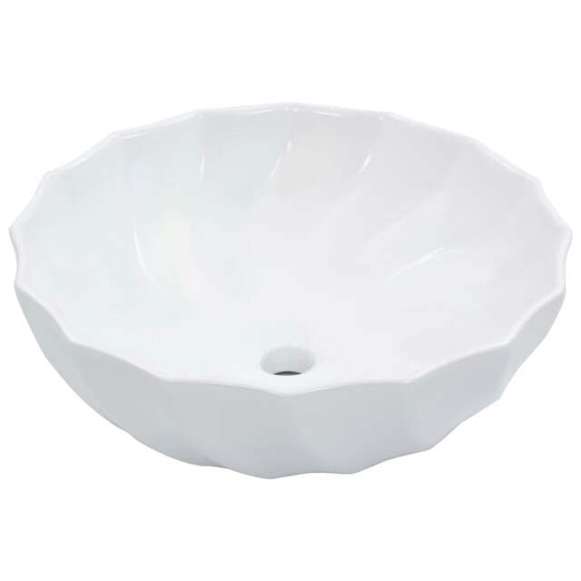 Rackhams Wash Basin 46x17 cm Ceramic White