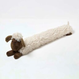 Rackhams Luxury Fabric Sheep Draught Excluder - thumbnail 1