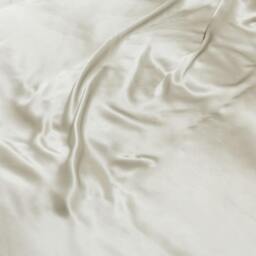 Rackhams Ivory Mulberry Silk 30cm Standard Fitted Sheets - Double - thumbnail 3