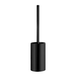 Rackhams Black Steel Freestanding Toilet Brush and Holder