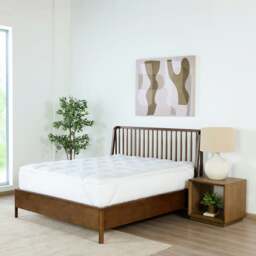 Rackhams Naturals Duck Feather Mattress Topper - White - Cotton - Double - thumbnail 2