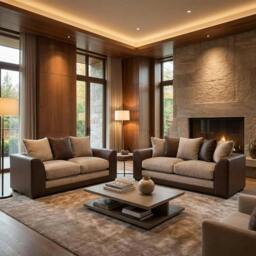 Rackhams Cheswick Living Room Furniture Range - Chenille Brown / Beige - Swivel Chair - thumbnail 5