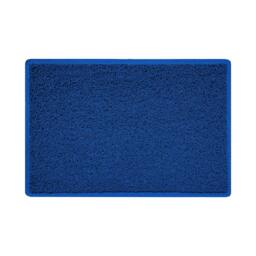 Rackhams Indoor Spaghetti Doormat Plain - Blue - 70cm x 44cm Half Moon - thumbnail 2