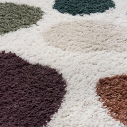 Rackhams Moodi Shaggy Multicolour Mingle Rug - 80X300 cm - thumbnail 4