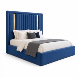 Rackhams New Gold Strip Ottoman Bed Frame - Double - Solid Wood - Pink - thumbnail 4
