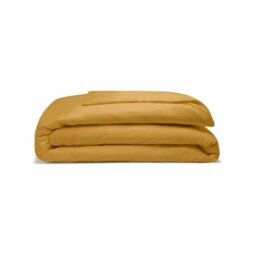 Rackhams Egyptian Cotton Duvet Cover - Ochre - Ochre - Double - 100% Cotton - thumbnail 2