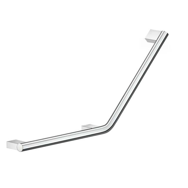 Rackhams V Shape Right Angled Elbow Grab Bar 70cm Chromed Stainless Steel Safety Hand Rail for Elderly Disabled Mobility Aid