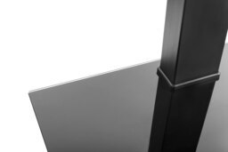 Rackhams Table top TV-Stand in black - adjustable - Black - thumbnail 2