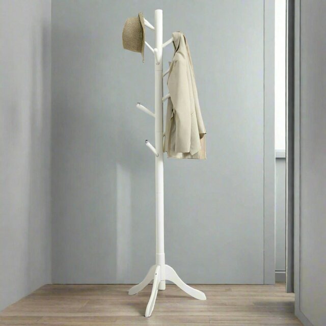 Rackhams Freestanding Coat Rack with Adjustable Height and 8 Hooks - image 1