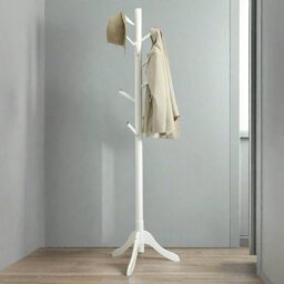 Rackhams Freestanding Coat Rack with Adjustable Height and 8 Hooks - thumbnail 1