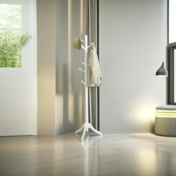 Rackhams Freestanding Coat Rack with Adjustable Height and 8 Hooks - thumbnail 2
