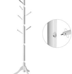 Rackhams Freestanding Coat Rack with Adjustable Height and 8 Hooks - thumbnail 4
