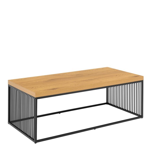 Rackhams Strington Coffee Table in Black and Oak - 1 - Black and Natural - Brown - image 1