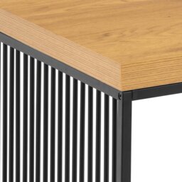 Rackhams Strington Coffee Table in Black and Oak - 1 - Black and Natural - Brown - thumbnail 5