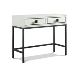 Rackhams MIA Console Table - White /Black - thumbnail 4
