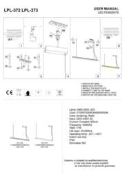 Rackhams 17 Watt LED 1300mm White Modern Linear Pendant Light - thumbnail 4
