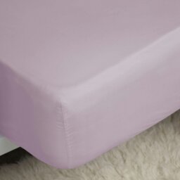Rackhams 400 Thread Count Egyptian Cotton Fitted Sheet - Mulberry - Mulberry - Double - 100% Egyptian Cotton - thumbnail 3