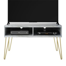 Rackhams Novogratz Athena TV-Stand White Marble - White