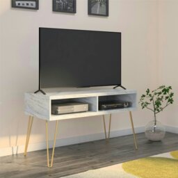 Rackhams Novogratz Athena TV-Stand White Marble - White - thumbnail 5